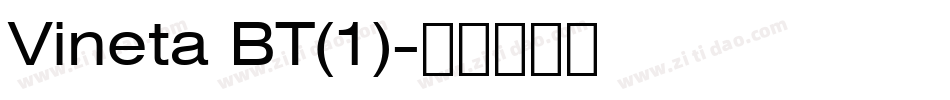 Vineta BT(1)字体转换